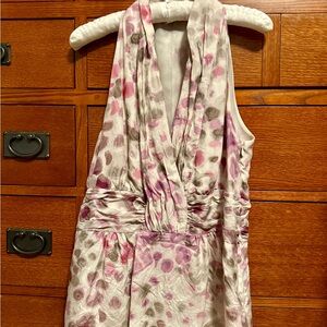 Banana Republic Pink and Cream Dress